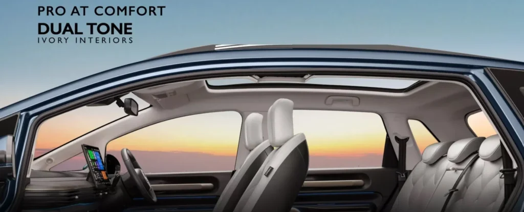 MG Windsor EV Pro Interior