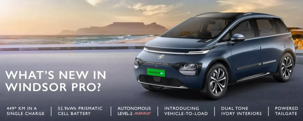 MG Windsor EV Pro Exterior